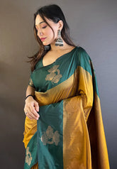 Soft Silk Zari Woven Banarasi Saree